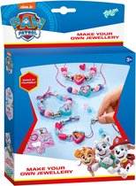 Bol.com PAW Patrol Totum armbandjes en 2 kettinkjes maken - Totum knutselset vriendschapsarmbandjes met hartbedels aanbieding