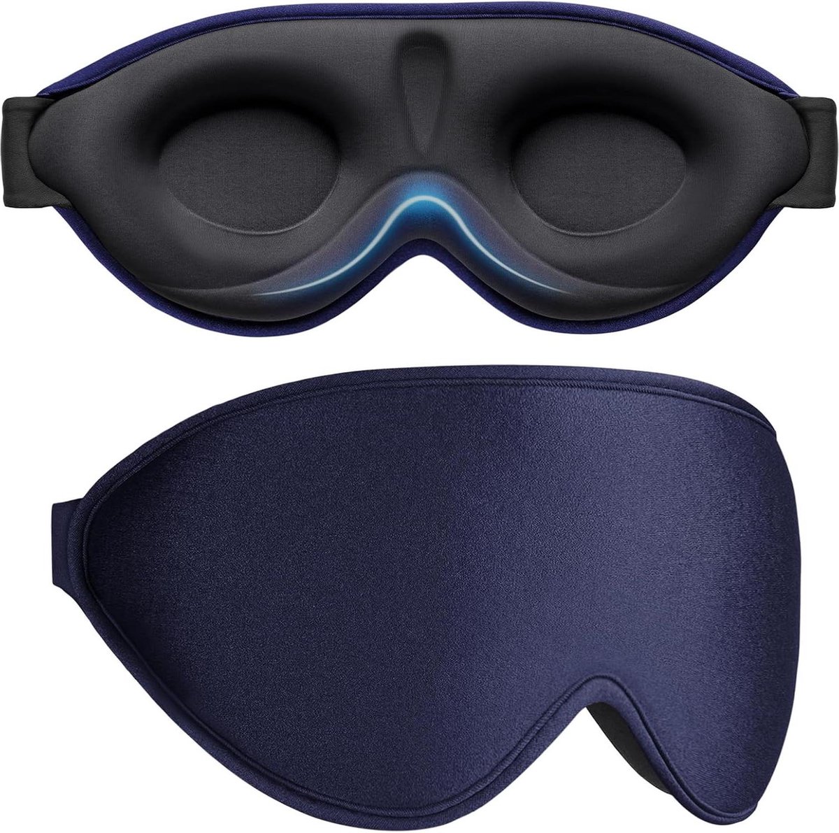 Verduisterend Slaapmasker voor Mannen en Vrouwen - Geen Oogdruk - 3D Ergonomisch Ontwerp - Comfortabel Oogmasker om te Slapen