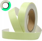 Glow Tape In The Dark | PVC-fluorescerend plakband voor veilige wegen | eenvoudig aan te brengen reflecterende nachtdecoratie voor thuismarkering, trappen, dansvloeren, Halloween