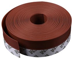 Actie4you® - Zelfklevende Tochtstrip - Tochtstrip siliconen - Isolatiestrip - Tochtwering - Isoleren – Tochtstrip - Energie besparen – Verduurzamen - 5 Meter - 2.5cm breed – Bruin