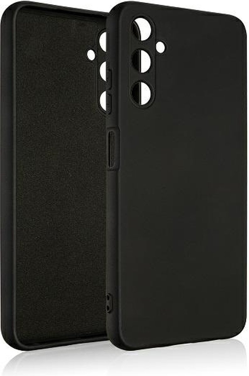 Beline Hoesje Siliconen Samsung A05s A057 zwart/zwart
