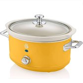 Bol.com Slowcooker met Timer - Slowcooker Elektrisch met 3 Temperatuurstanden - Slowcooker Met Timer 4 Personen 3.5L aanbieding