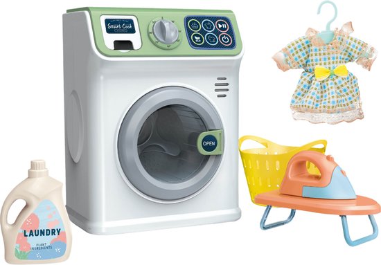 Foto: Smart cook wasmachine laundry shop keuken speelgoed 16x13x22cm