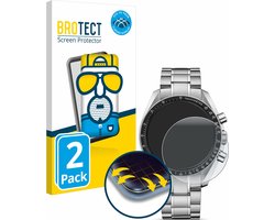 BROTECT - Screenprotector voor Omega Speedmaster Moonwatch Professional (42 mm) - Folie Beschermfolie matte volledig dekking (2 Stuks)