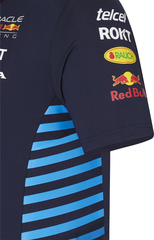Oracle Red Bull Racing Teamline Polo 2024 XL - Max Verstappen - Sergio Perez van PUMA. — afbeelding 5