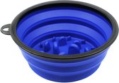 Opvouwbare Slow Feeder Hondenbak Ø18cm - Anti-schrokbak voor Honden & Katten - Voor Kleine & Middelgrote Huisdieren