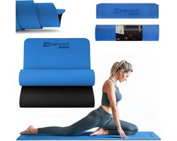 Hop-Sport Fitnessmat HS-T006GM – TPE Yogamat voor Pilates 183 x 61 x 0,6 cm – Antislip en Opvouwbaar