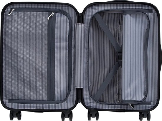SROUPSUTKK Afneembare lage wielen reiskoffer met handbagage