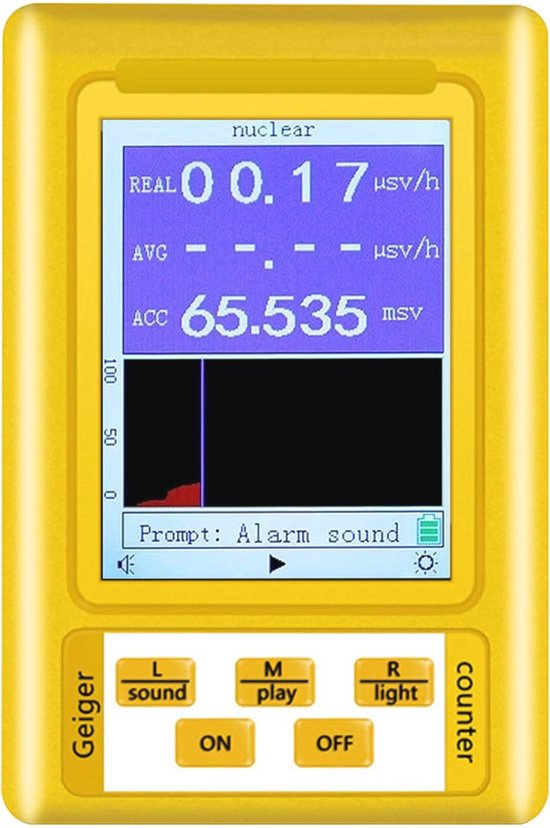 Detector de radiação eletromagnética Emf Testador de dosímetro do Dosador - Chin