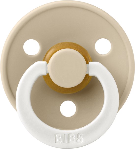 Bibs fopspenen maat 2 6-18 maanden - set 4 spenen + bolletoet speenzakje - Glow Sand, Vanilla, Dark oak en Woodchuck van BIBS — afbeelding 3