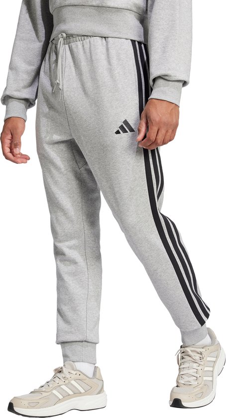 Adidas Sportswear Essential 3-Stripes French Terry Broek - Heren - Grijs