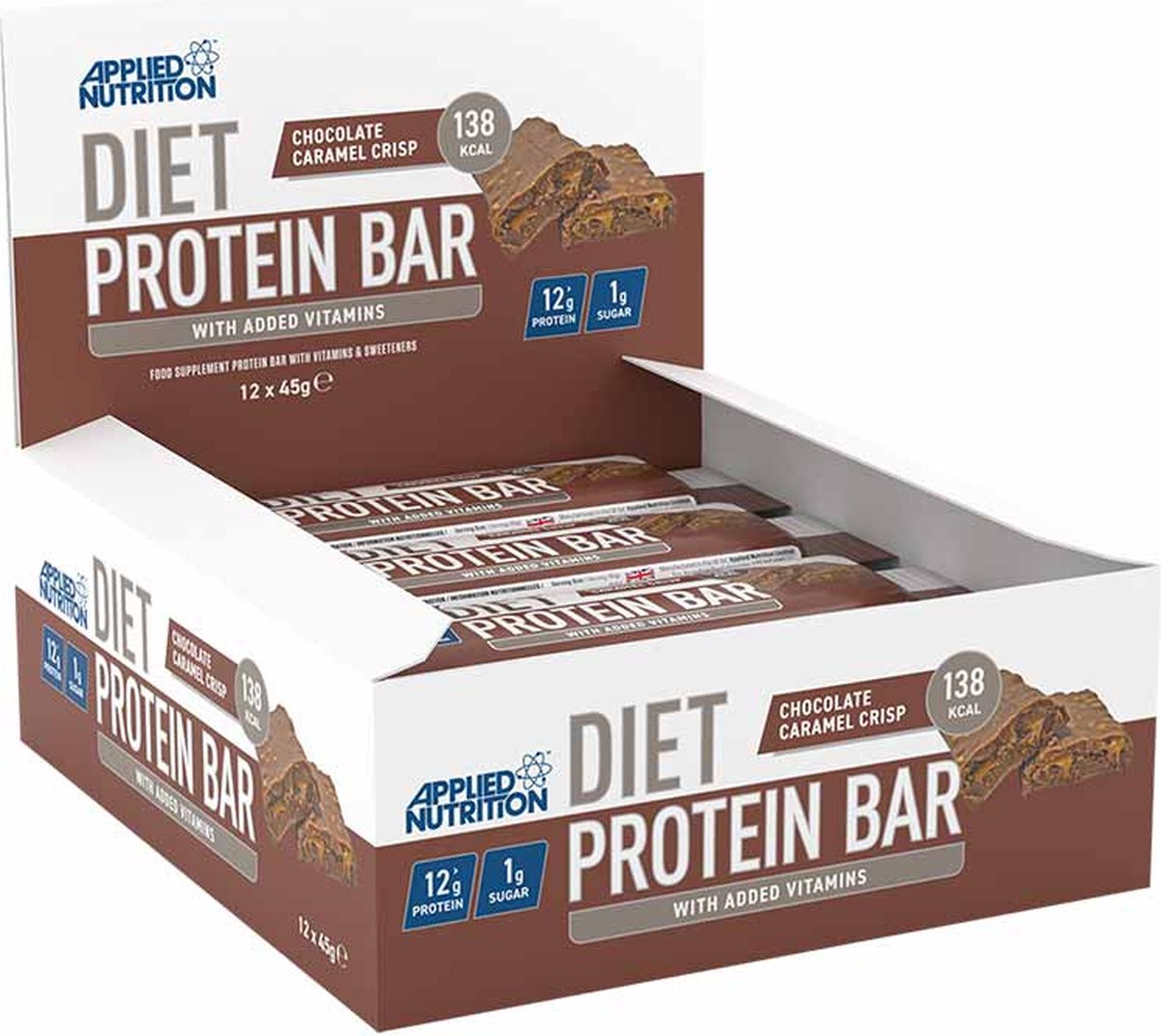 Goedkoopste Diet Protein Bar 12repen Chocolate Caramel Crisp