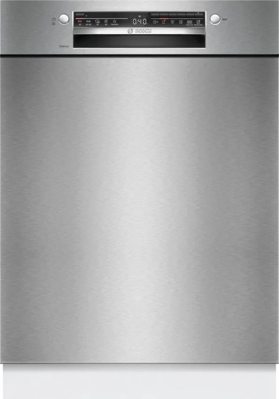 Bosch SMU2ITS09E - Serie 2 - Inbouwvaatwasser - 60 cm - Geborsteld staal - Energielabel E - Home Connect