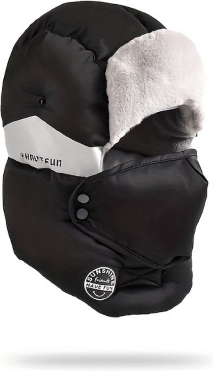 Bovista Wintermuts Heren Dames Volwassenen Muts Ski Mask Bivakmuts Balaclava Ski Masker Wintersport Full Face Mask Winter Masker Zwart