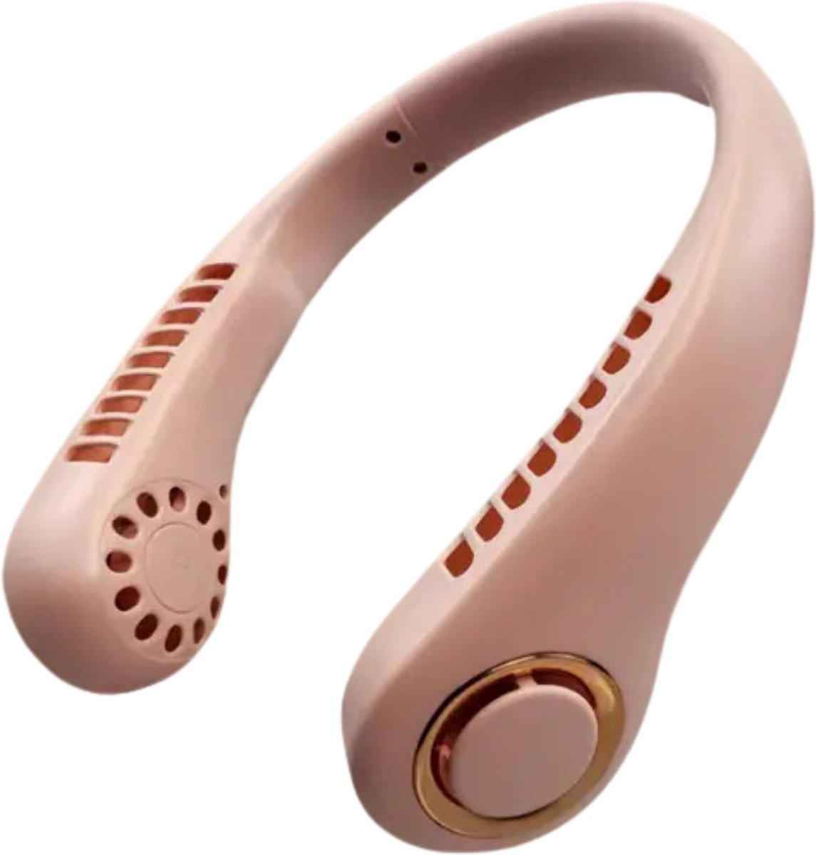 Bovista Nekventilator - Draagbare Gezichtsventilator - Neck Fan - Met Koeling - Hals - Hoofd - Roze - Tegen Warmte