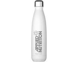 Applied Nutrition - Stainless Steel Flask - 500ml - White - RVS Drinkfles - RVS Waterfles - Waterfles - Waterflessen - Waterfles RVS - Drinkfles - Drinkfles RVS