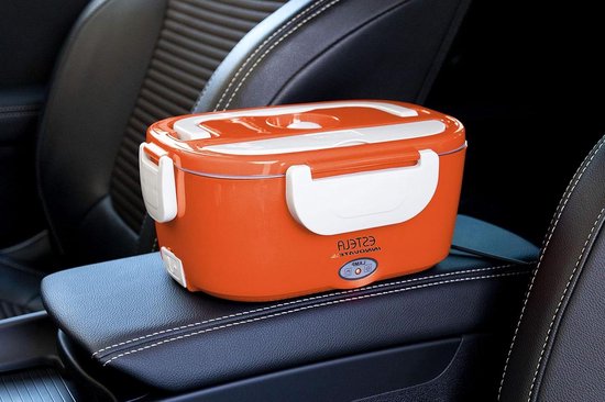 Elektrische lunchbox, 1,8 l, 3-in-1, draagbare lunchbox, 12 V/24 V/220 V, voedselwarmer met tas en roestvrij staal, vork, lepel, thermoskan voor auto, vrachtwagen, kantoor Elektrische lunchbox, 1,8 l, 3-in-1, draagbare lunchbox, 12 V/24 V/220 V, voedselwarmer met tas en roestvrij staal, vork, lepel, thermoskan voor auto, vrachtwagen, kantoor
