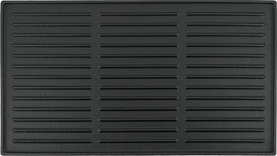 BBQ-TORO Gietijzeren grillplaat met handgrepen, 50 x 23 cm, omkeerbare