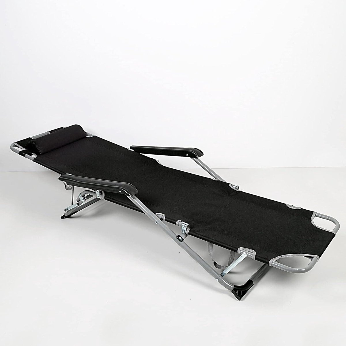 Outsunny Ligstoel, Opklapbare Ligstoel Met Nekkussen, Stalen Frame Gaasstof Bekleding 120 Kg Belastbaar Bruin~1svtcf3qpj801 Outsunny Ligstoel, Opklapbare Ligstoel Met Nekkussen, Stalen Frame Gaasstof Bekleding 120 Kg Belastbaar Bruin~1svtcf3qpj801
