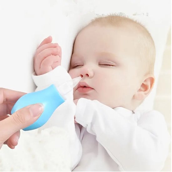 Neuszuiger Baby of Kind I Neusreiniger I Neuspeer I Neuspompje I Neuspomp I Nose Cleaner I Blauw van The Duckling — afbeelding 2