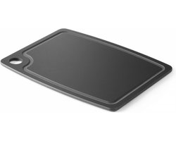 HENDI Houtvezel snijplank – zwart – non-slip – vaatwasmachinebestendig – 440x325x6 mm