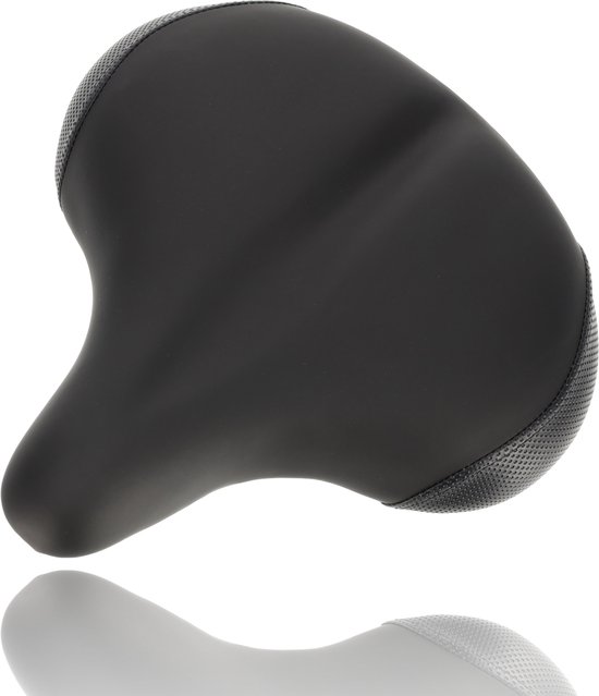 SPGOOD Fietszadel, Uniseks, Comfortabel, Breed, Zacht, Gel, Ergonomisch Fietszadel Met Overtrek
