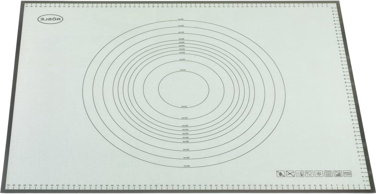 Bakmat Siliconen Grijs Keukenaccessoire 68 mm X 53 mm X mm