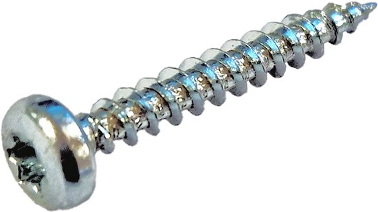 Vis pour panneau aggloméré QZ tête cylindrique 5,0 x 25 avec Torx 20 Acier galvanisé