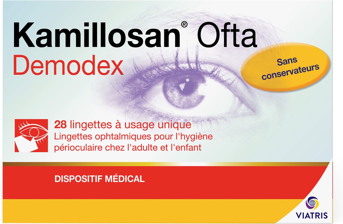 Goedkoopste Kamillosan Ofta Demodex Doekjes 28