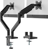 Bol.com Goodivery ® Dubbele Monitor Bevestiging voor Schermen van 17-35 Inch met Verstelbare Hoogte en 16 kg Pro Arm aanbieding