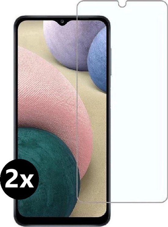 Protecteur d'écran compatible avec Samsung Galaxy A15 4G/5G - 2 pièces - protecteur d'écran en verre trempé