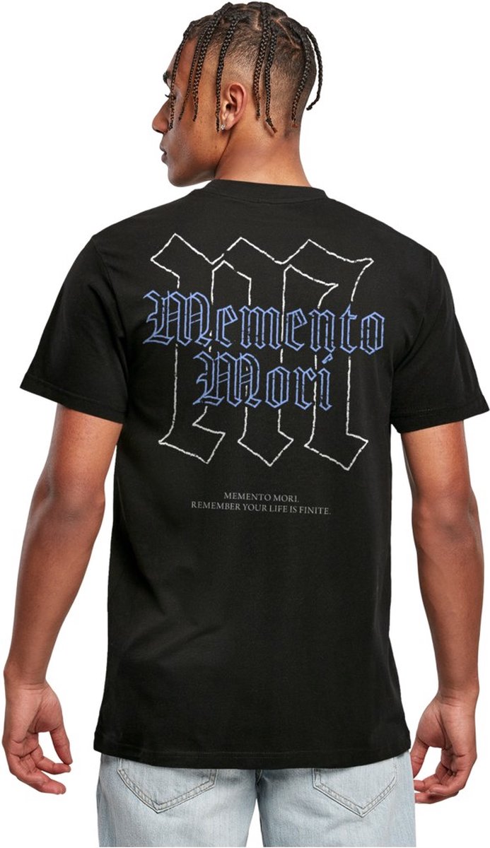 Mister Tee Memento Mori Heren T-shirt S Zwart