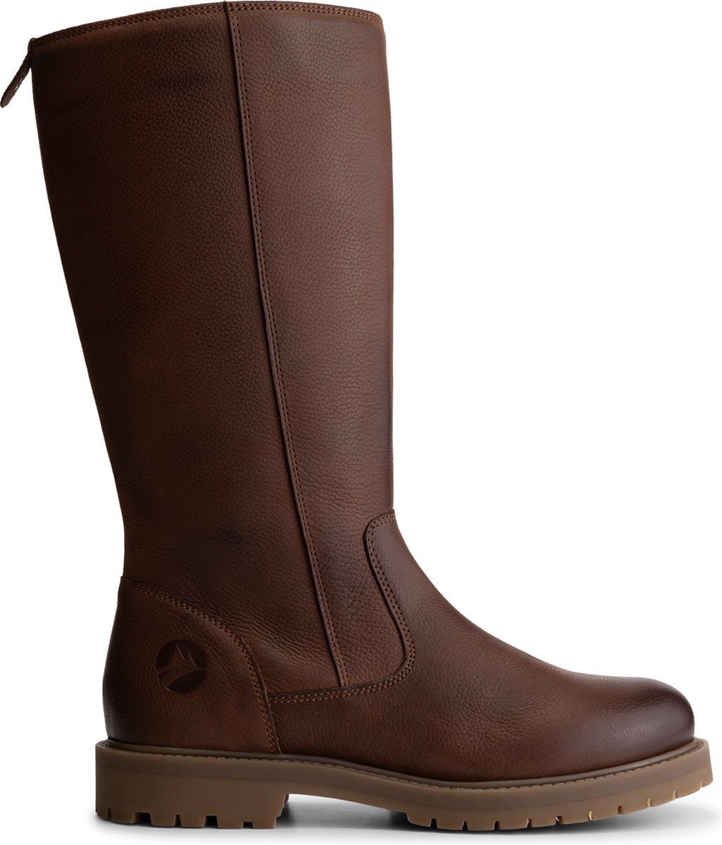 Travelin' Brusand Hoge dameslaarzen 100% nubuck Dames boots Zwart