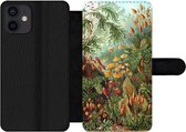 Bookcase Geschikt voor iPhone 12 telefoonhoesje - Muscinae - Kunst - Oude meesters - Met vakjes - Wallet case met magneetsluiting