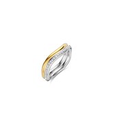 TI SENTO - Milano Ring 12262ZY - Zilveren dames ring - Maat 54