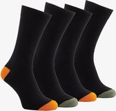 5 paar heren sokken - Zwart - Maat 43/46