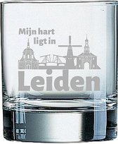 Gegraveerde Whiskeyglas 20cl Leiden
