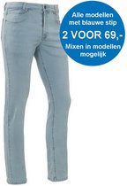 Brams Paris - Heren Jeans - Lengte 32 - Stretch  Julian - Light Blue