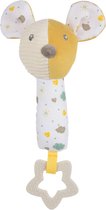 Canpol Babies Mouse Knuffel met piep en bijtring- 0m+ 0+ maanden
