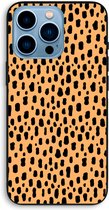 Case Company® - iPhone 13 Pro Max hoesje - Panter - 100% Biologisch Afbreekbaar - Duurzaam - Biodegradable Soft Case - Milieuvriendelijke Print op Achterkant - Zwarte Zijkanten - Bescherming 