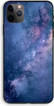 CaseCompany® - iPhone 11 Pro Max hoesje - Nebula - 100% Biologisch Afbreekbaar - Duurzaam - Biodegradable Soft Case - Milieuvriendelijke Print op Achterkant - Zwarte Zijkanten - Bescherming O