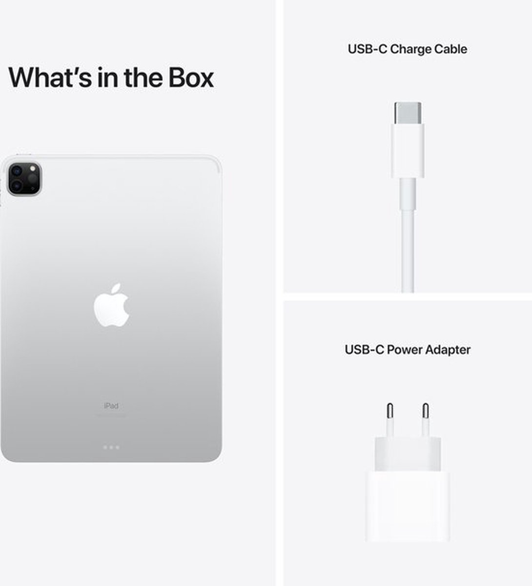Apple iPad Pro 11 inch 2021 WiFi 2TB zilver M1-chip Retina-display Pro-camera LiDAR - Afbeelding 4