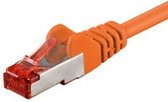 CAT6 S/FTP (PIMF) patchkabel / internetkabel 25 meter oranje - netwerkkabel