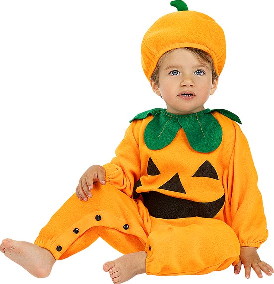 FUNIDELIA Pompoen kostuum voor baby Eten - maanden cm) - Oranje