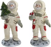 Decoratieve figuren DKD Home Decor Hars (2 pcs) (9 x 8.5 x 17 cm)