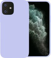 Ceezs telefoonhoesje geschikt voor Apple iPhone 12 / 12 Pro hoesje siliconen - backcover - optimale bescherming - Lavendel