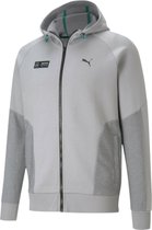 Puma Mercedes-AMG Petronas F1 Hooded Sweat Jacket 599609-02, Mannen, Grijs, Sweatshirt, maat: XS