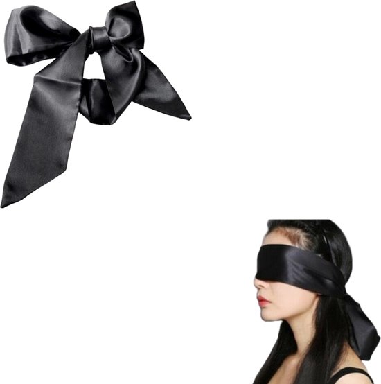 URlife® Blindfold Couleur Zwart- BDSM et SM- Erotiek- Sex Toys- Hommes et  Femmes -... | bol