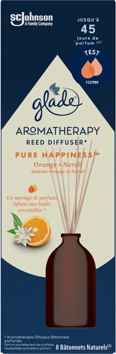 Glade Geurstokjes Aromatherapy Reed Pure Happiness 80 ml