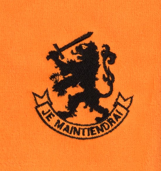 Nova Golf 'Holland Je Maintiendrai' Golfhanddoek - Oranje Zwart van Nova Golf — afbeelding 2